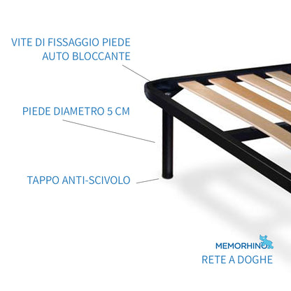 Rete con doghe in faggio